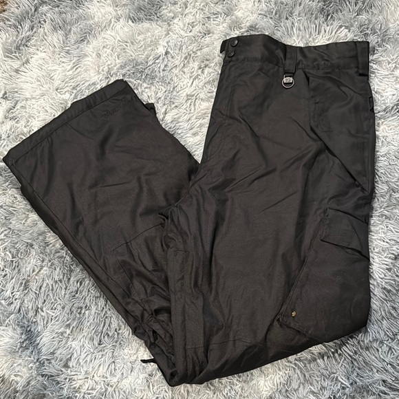 BOULDER GEAR Black Cargo Pants with Utility Design - Picture 1 of 13